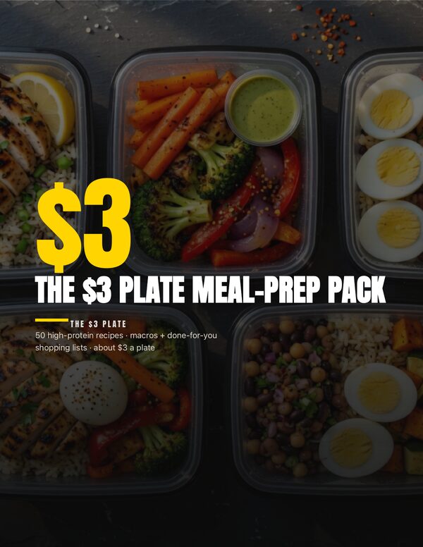 The $3 Plate Meal-Prep Pack